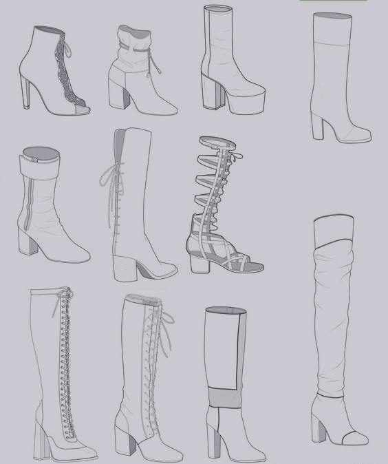 Boots Drawing 18