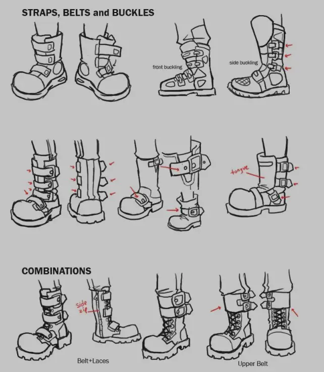 Boots Drawing Reference 7