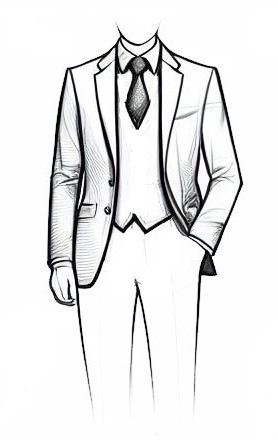 How To Draw A Suit 3