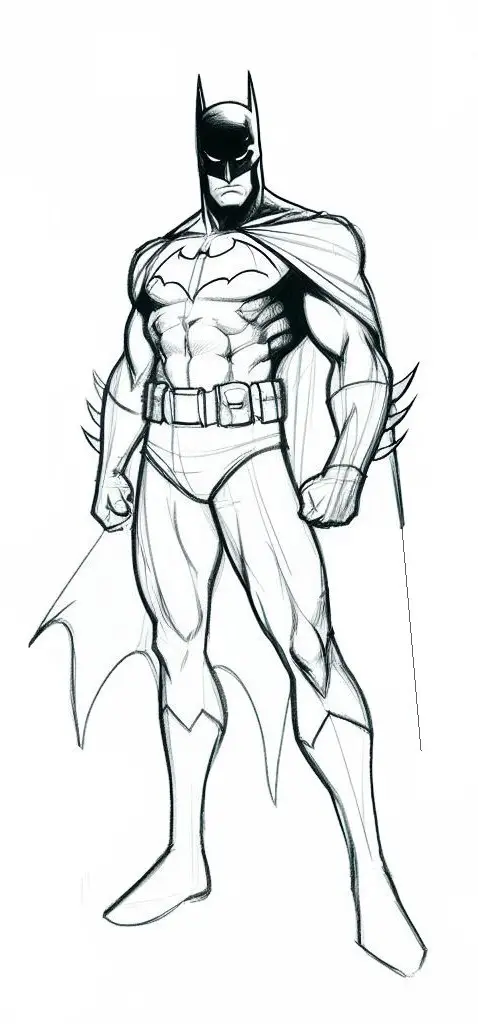 How To Draw Batman 4