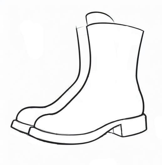 How To Draw Boots 1