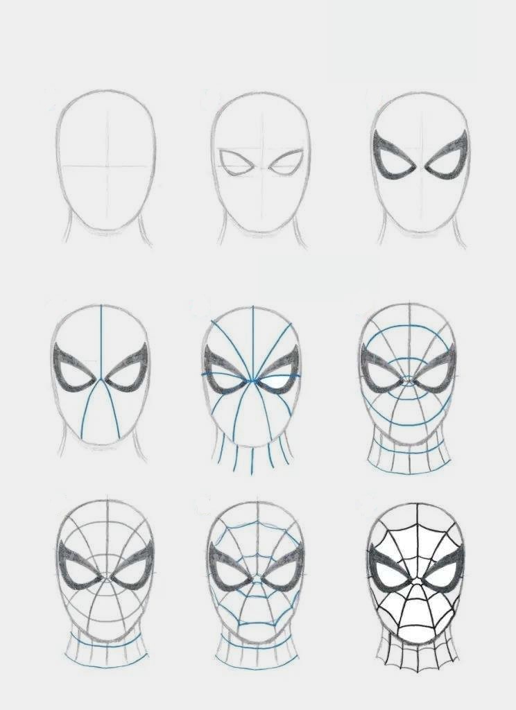 Spiderman Sketch Drawing 15