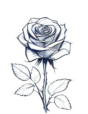 How To Draw A Rose 4