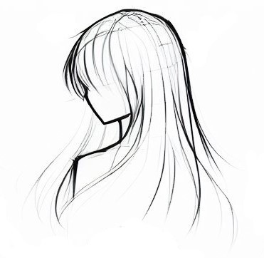 How To Draw Anime Long Hair 4