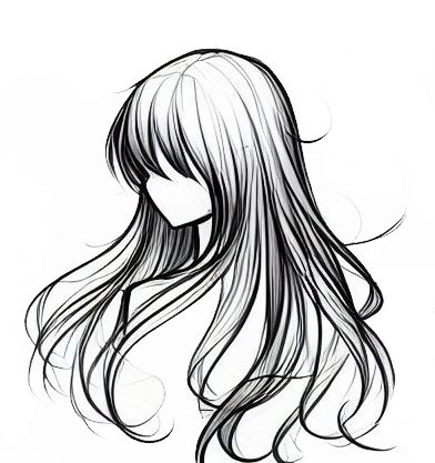 How To Draw Anime Long Hair 6