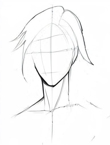 How To Draw Anime Long Hair Male 2