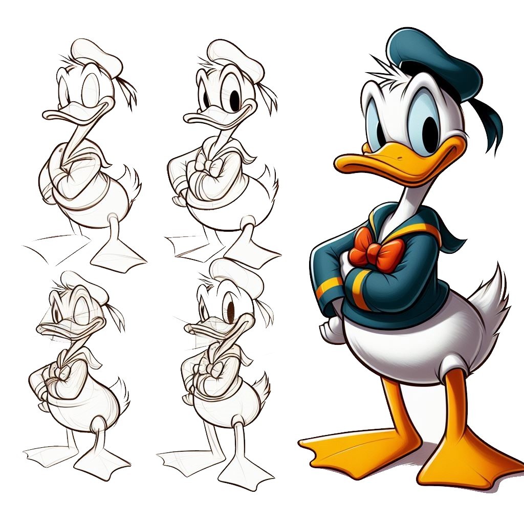 Featured image for how to draw donald duck